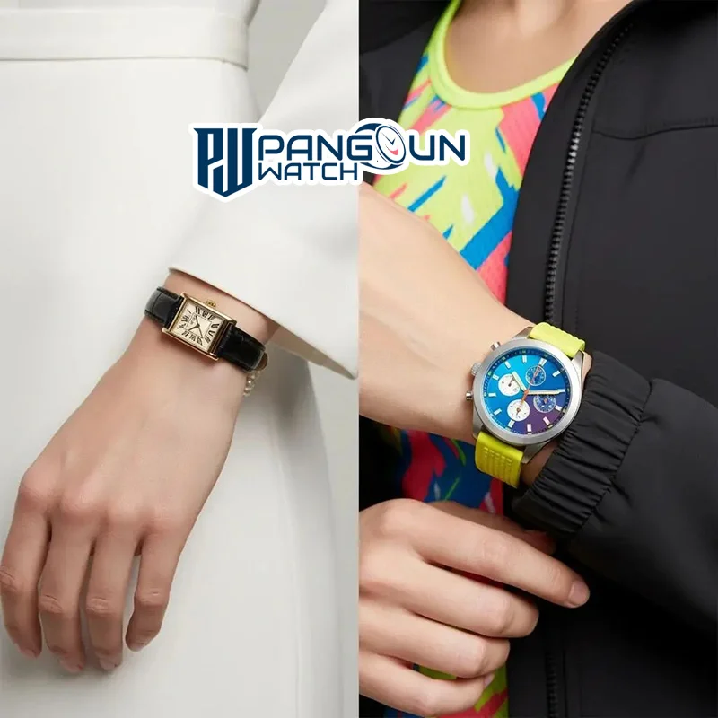 تفاوت ساعت مچی زنانه کلاسیک رسمی و ساعت اسپرت رنگی