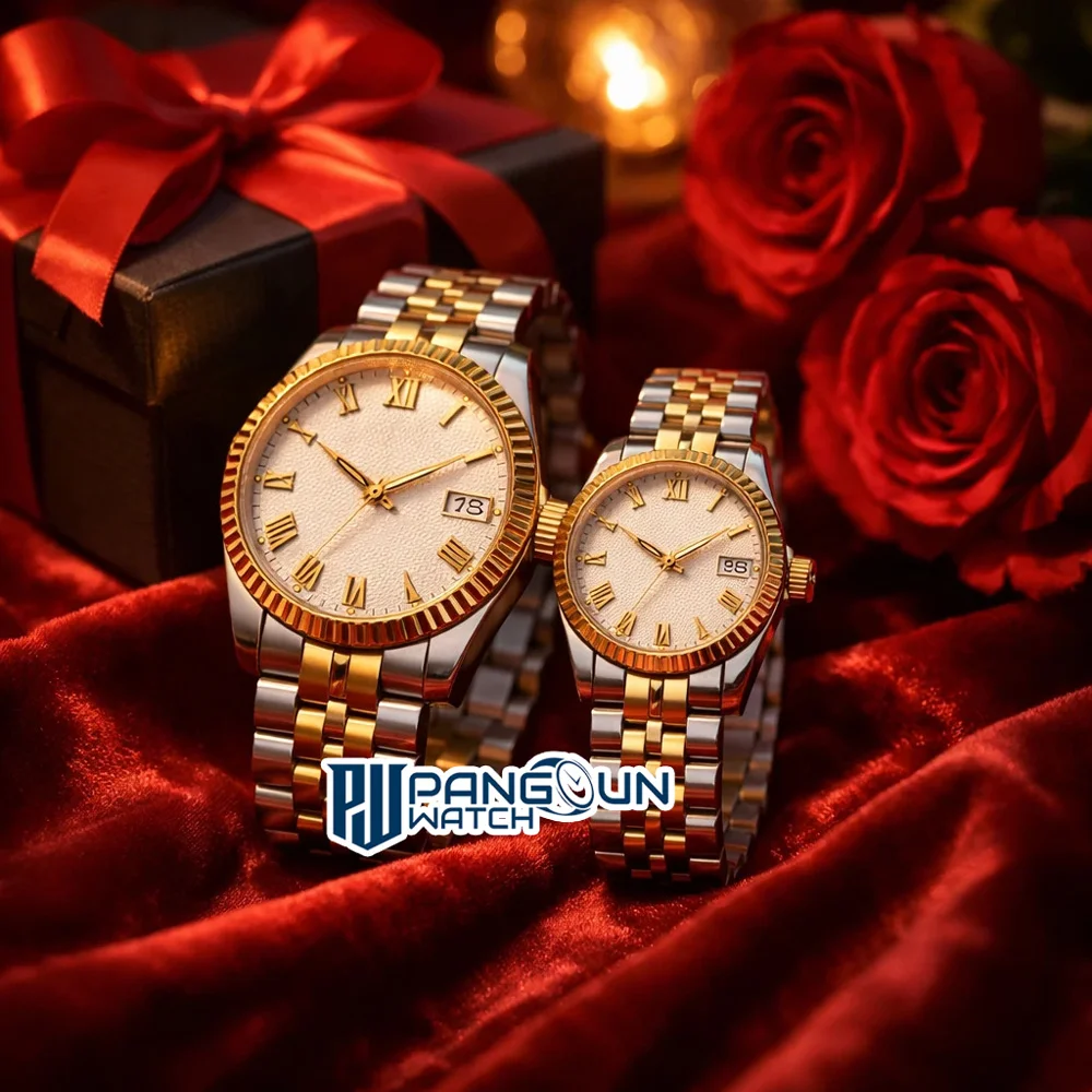 راهنمای خرید ساعت مچی برای هدیه ولنتاین ۱۴۰۴ همراه با جعبه کادویی قرمز