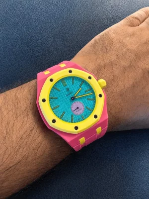 ساعت رویال پاپ اودمار پیگه سواچ(swatch royal pop)